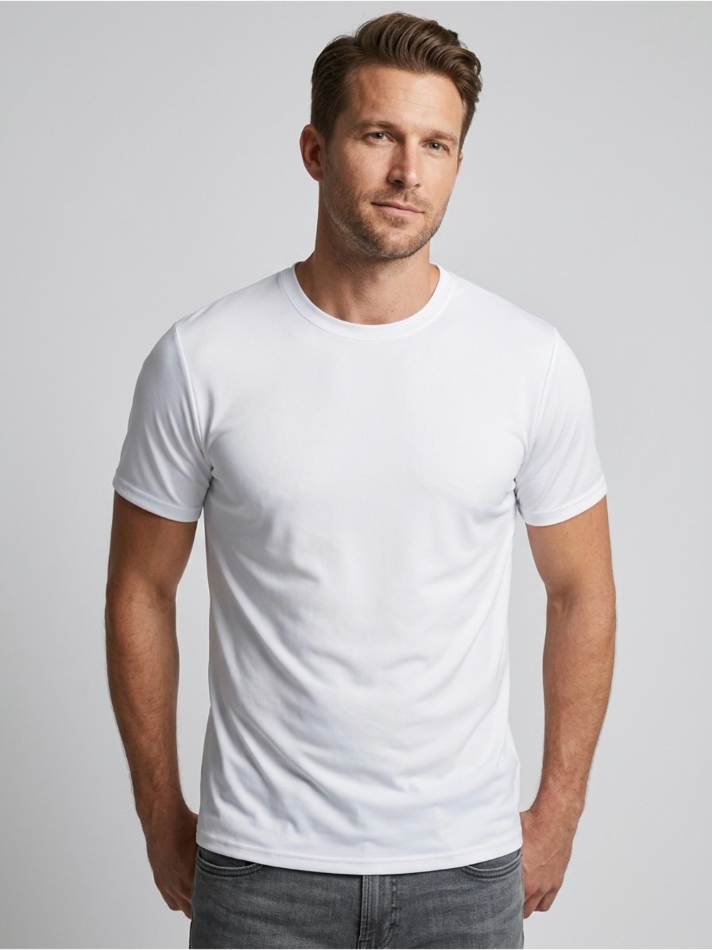 32 Degrees Cool Men's Short Sleeve Crew Neck T-Shirt 3-Pack White Size L New Box